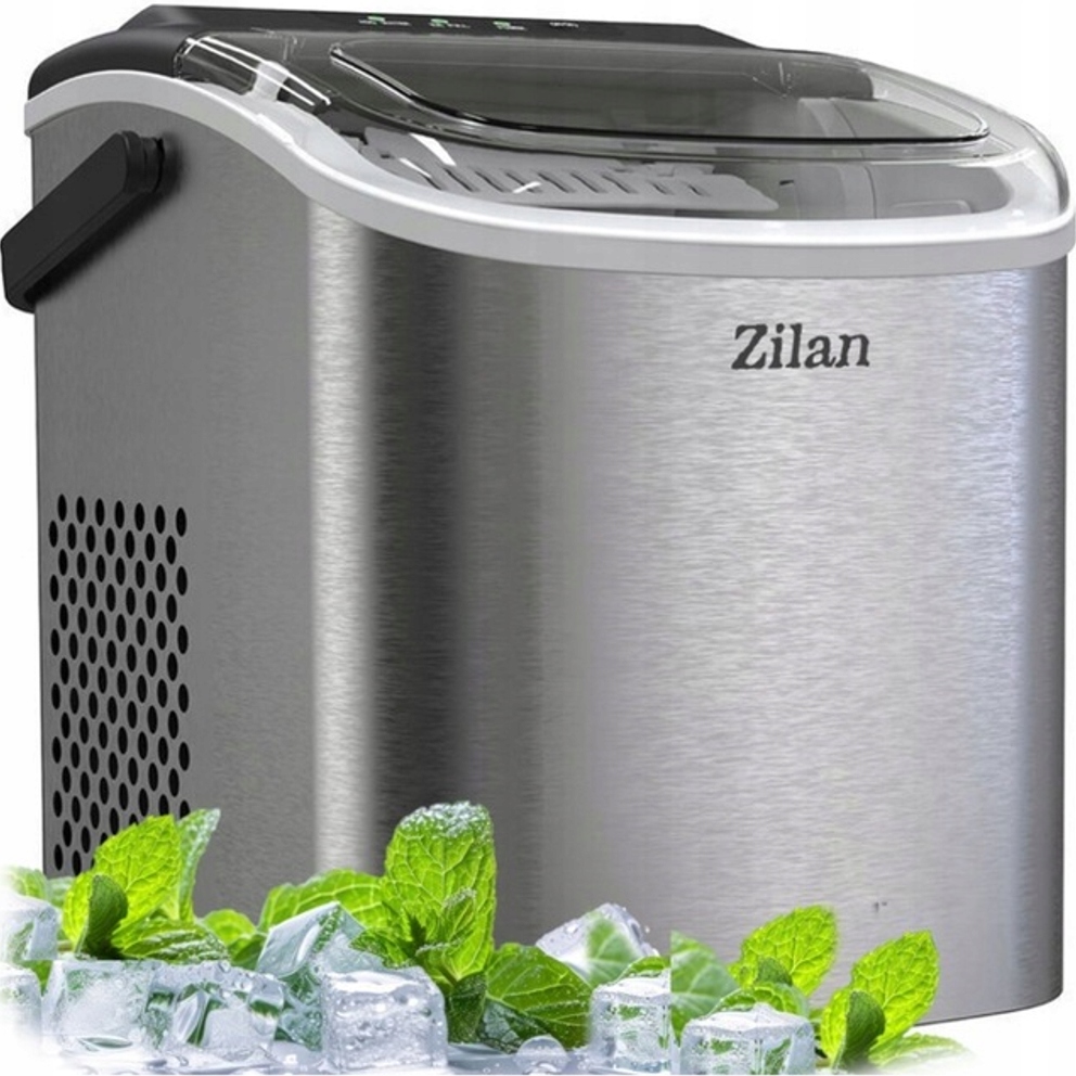 Zilan ICE MAKER 15KG výrobník ľadových kociek strieborný/sivý 95W